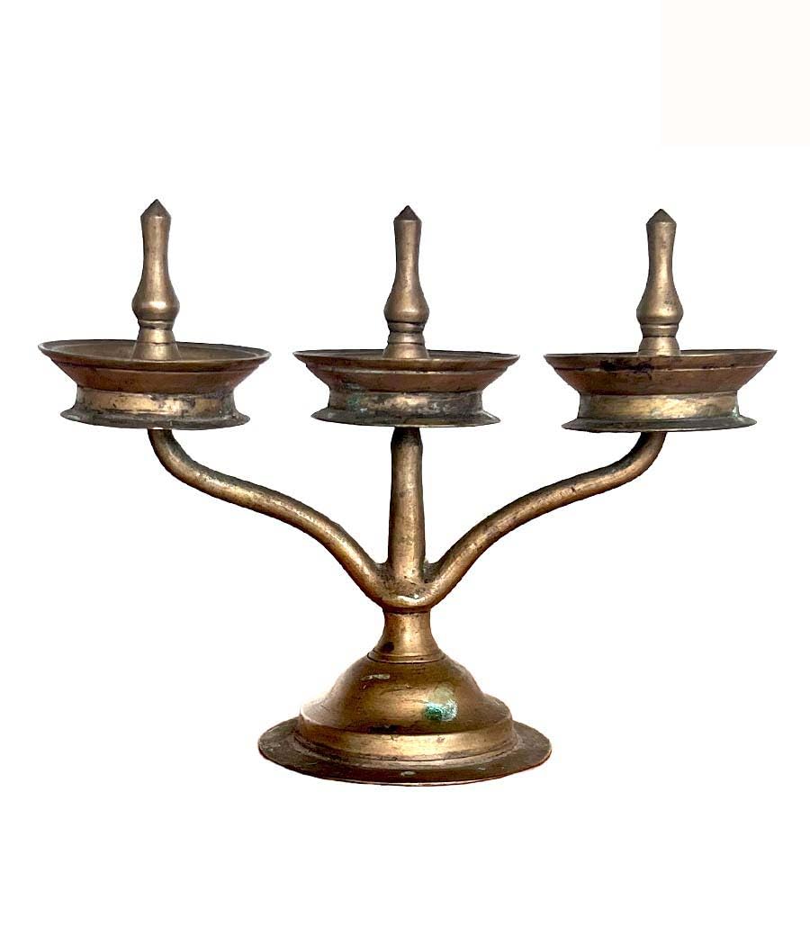 Miniature Three-in-one Brass Lamp from Kerala : Amazon.in: Home